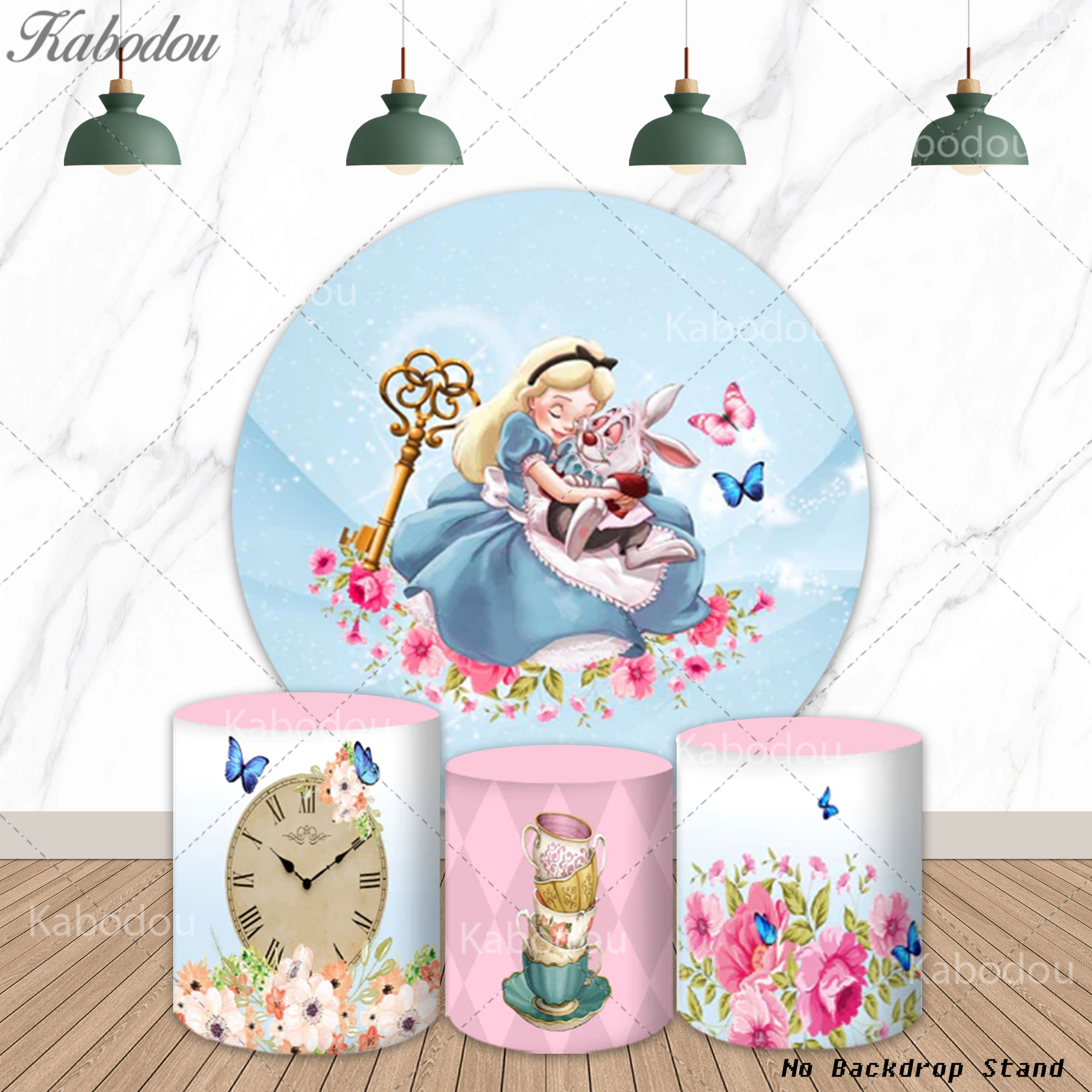 Photography Cheat Sheet - Alice in Wonderland Round Backdrop Kid