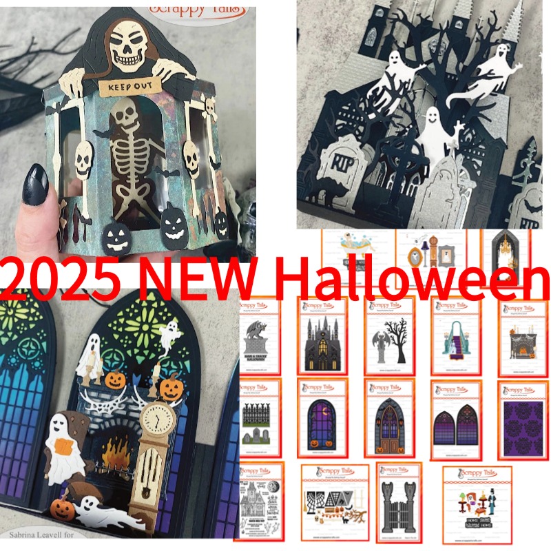 Photography Umbrella - Haunted Halloween Cemetery Wings Door Cathedral