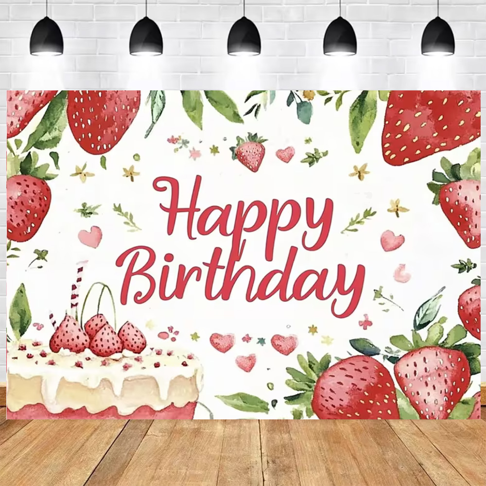 Sweet Strawberry Happy Birthda - Photography Cheat Sheet 评论和价格