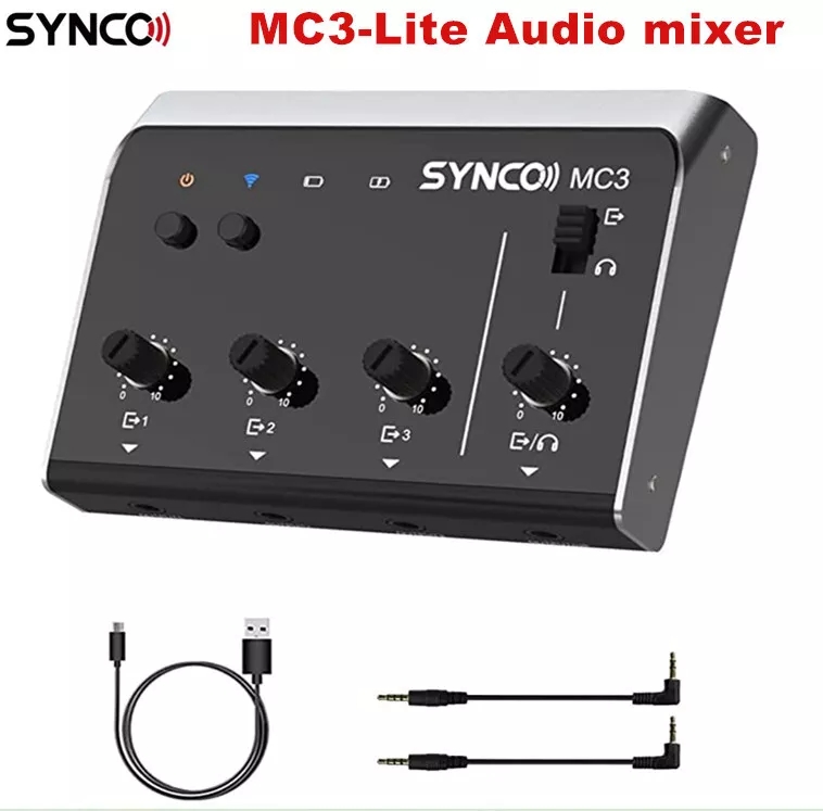 Synco MC3 Lite Audio Mixer 4 C - Photography Videos Free 评论和价格