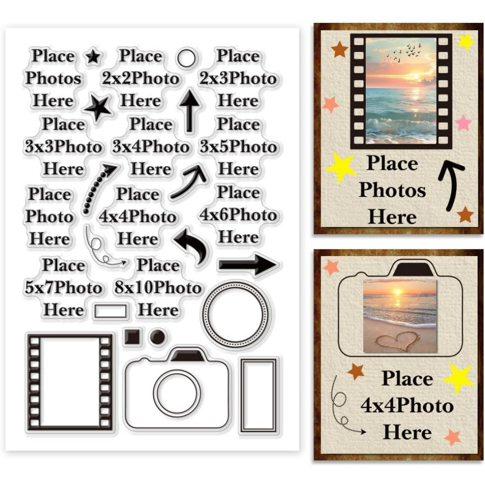 Place Photo Here Clear Stamp A - Photographic Memory 评论和价格