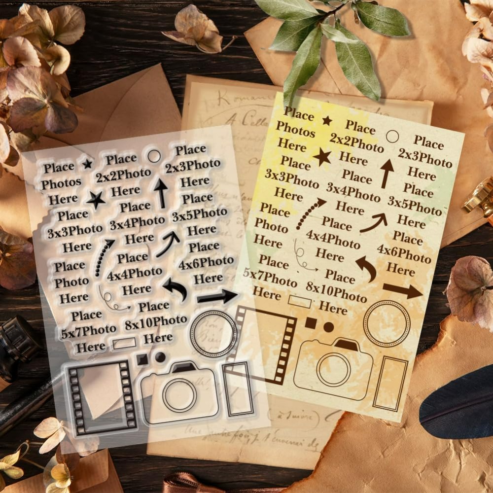 Place Photo Here Clear Stamp A - Photographic Memory 评论和价格