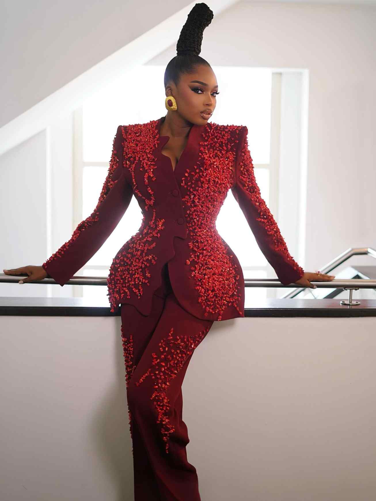 Slim Fit Women Suits Customize - Photography Geometry 评论和价格