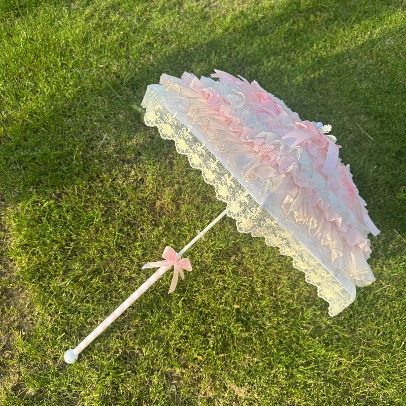 Pink White Butterfly Umbrella  - Photography Umbrella 评论和价格