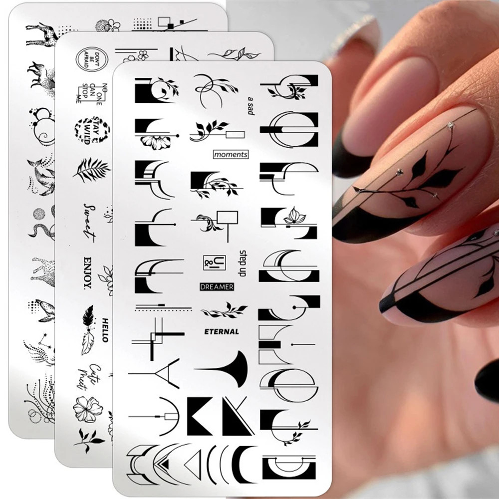 1PC Geometric Pattern Nail Sta - Photography Geometry 评论和价格