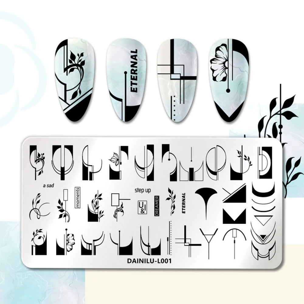 1PC Geometric Pattern Nail Sta - Photography Geometry 评论和价格