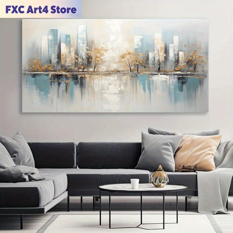 Frameless Modern Abstract Canv - Photography Geometry 评论和价格