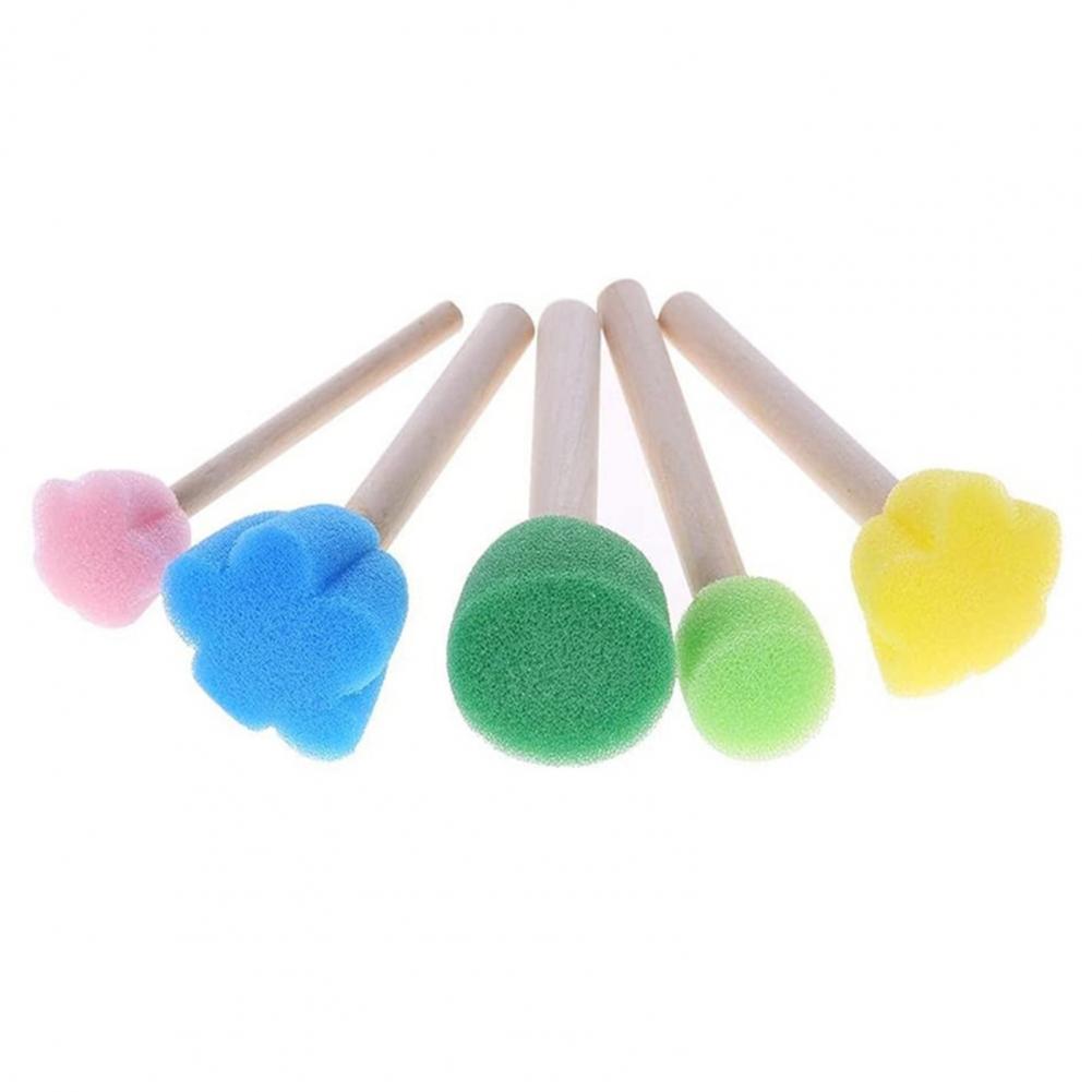 5Pcs/set Art Paint Sponge Stam - Photography Design 评论和价格