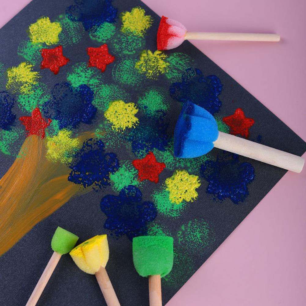 5Pcs/set Art Paint Sponge Stam - Photography Design 评论和价格