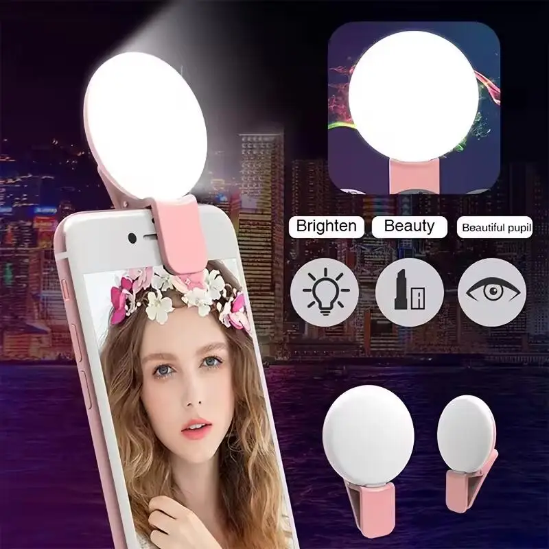 Portable Mini Selfie Ring Ligh - Photography Videos Free 评论和价格