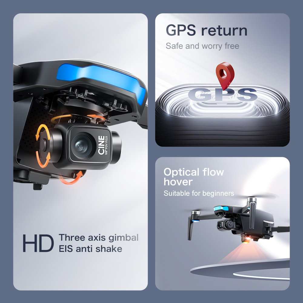 Original S-X1 GPS Drone 8KHD p - Photographic Memory 评论和价格