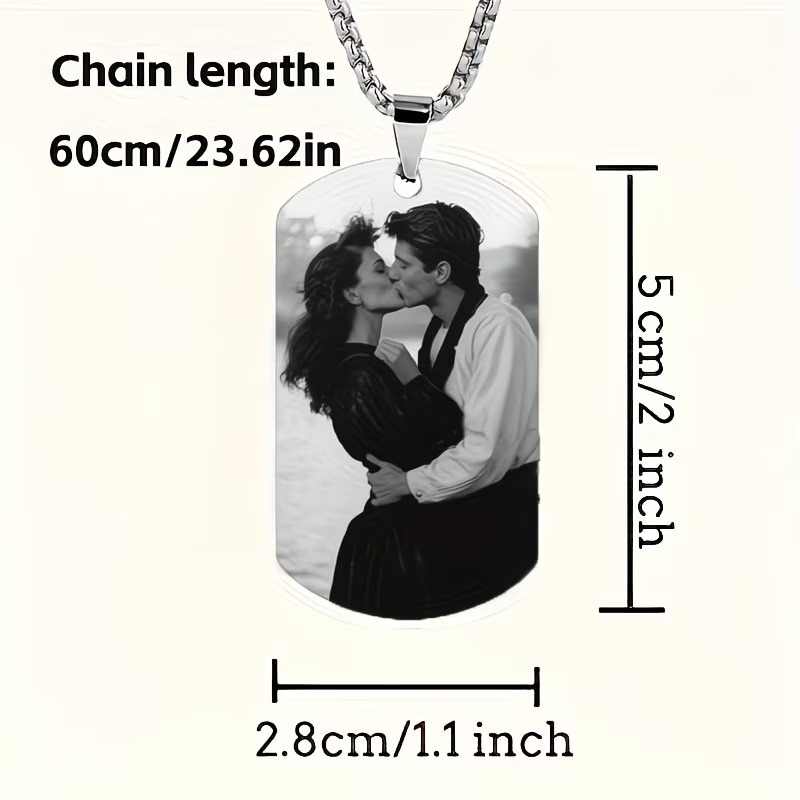 Custom Necklace with Engraved  - Photographic Memory 评论和价格