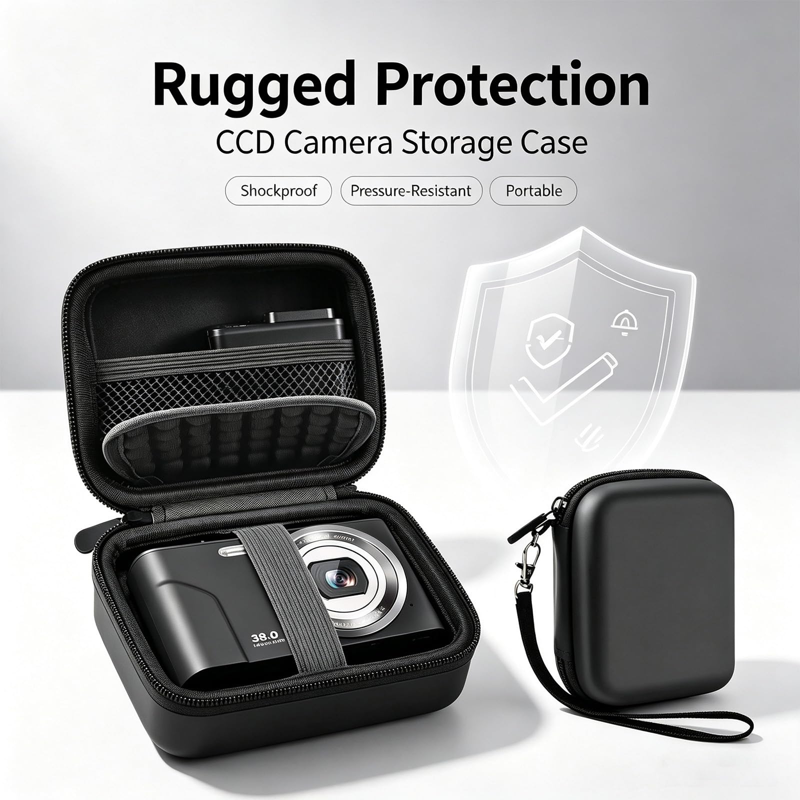 CCD Digital Camera Case for So - Camera Wrist Strap 评论和价格