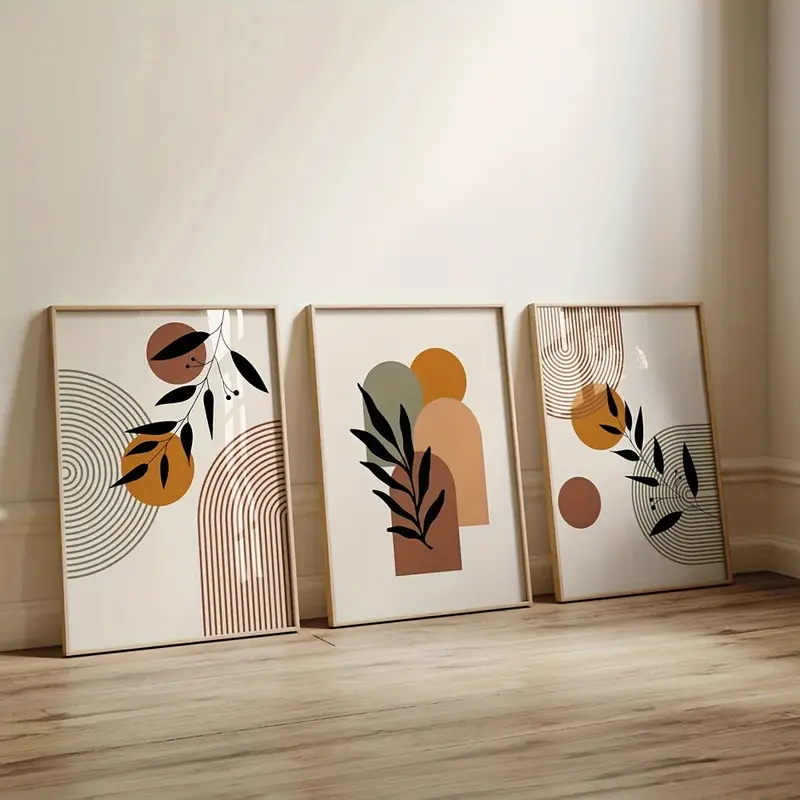 3pcs Bohemian-style Plant Geom - Photography Geometry 评论和价格